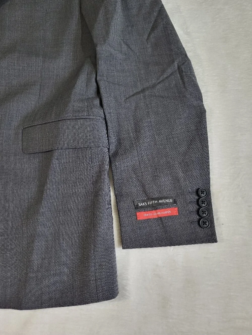 Saks Fifth Avenue Woven Wool Suit